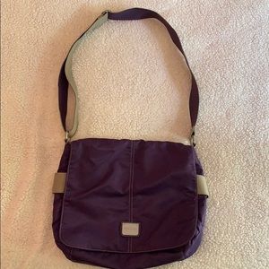 Purple Kenneth Cole Reaction Messenger Bag
